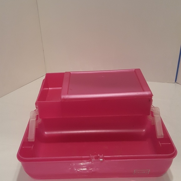 Caboodles Pink Make up Case no closure lock - Picture 4 of 8